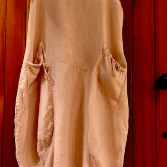 Sundress Italian Linen Pale Pink NWOT - Picture 3 of 9